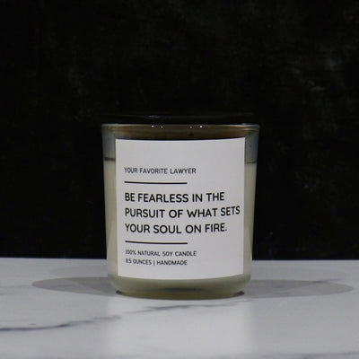 8.5oz. Natural Soy Candle | Create Your Own